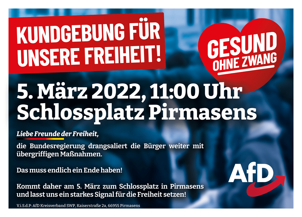 Pirmasens Kundgebung 05.03.2022